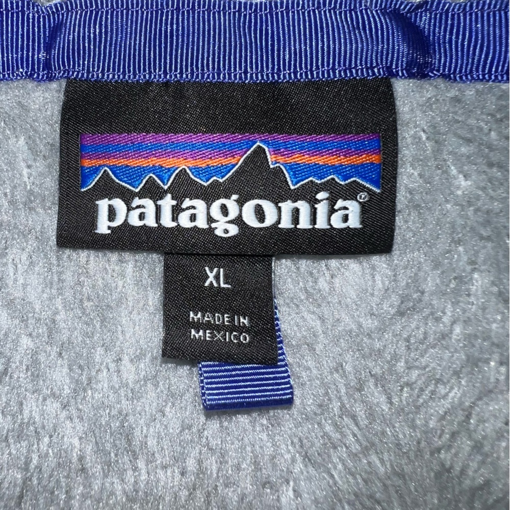 Patagonia Polartec Thermal Pro Full Zip Fleece Jacket Gray Blue Women’s XL - Picture 4 of 13
